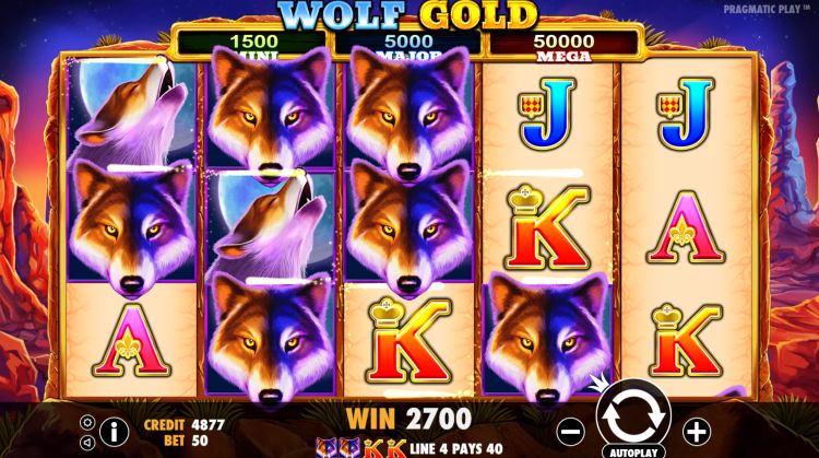 Wolf Gold Gokkast Bonus sensationeller Gewinn
